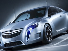 Opel gtc concept lights on (click to view)
