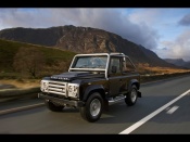 2008 land rover defender svx front angle speed