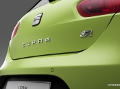 2010 seat leon cupra r rear logo