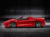 Ferrari scuderia spider side red