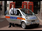 Smart fortwo electric drive london metropolitan police