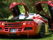 Ssc ultimate aero 2009 red rear angle